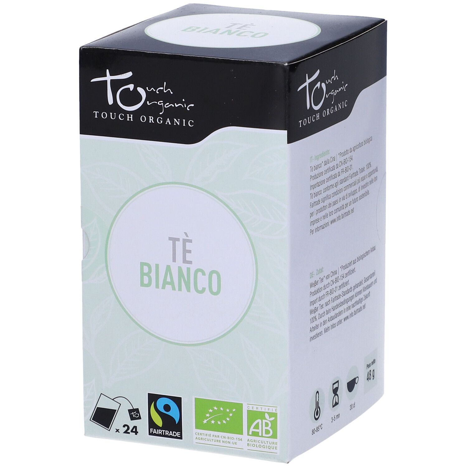 Touch Organic Té Bianco Bio 48 g Tè — confronto prezzi