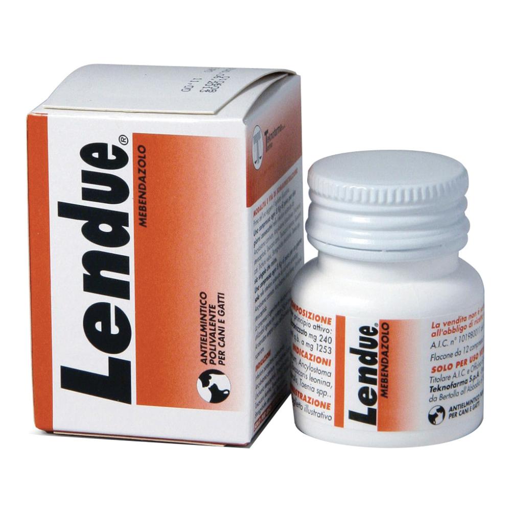 Lendue Compresse Masticabili Antielmintico per Cani e Gatti 12 Compresse — confronto prezzi