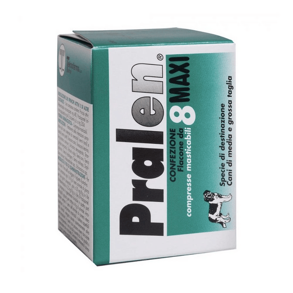 Pralen Maxi Compresse Masticabili per Cani Grandi 8 Compresse — confronto prezzi