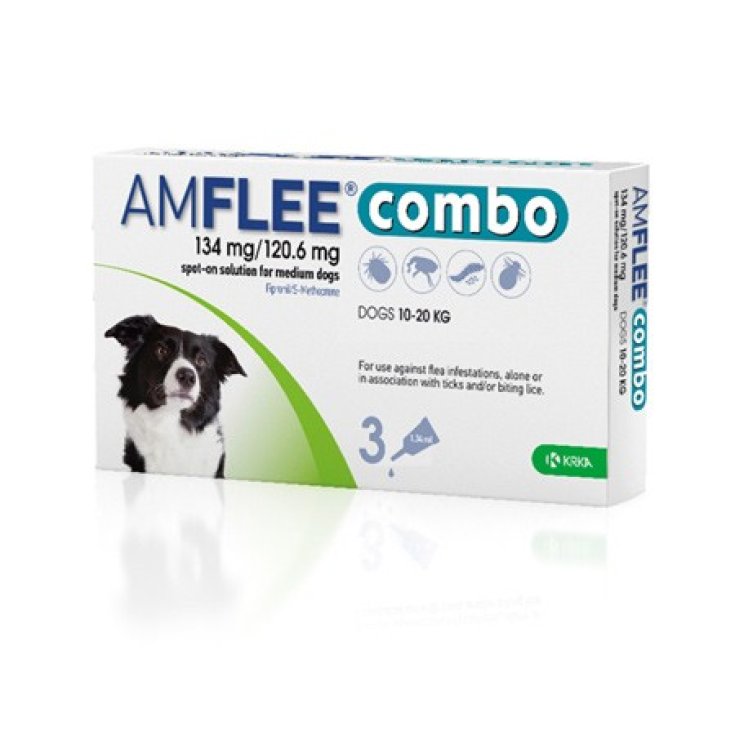 Amflee combo 3 pipette 10-20 kg cani — confronto prezzi