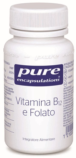 Pure Encapsulations Vitamina B12 E Folato 30 Pastiglie 8 g