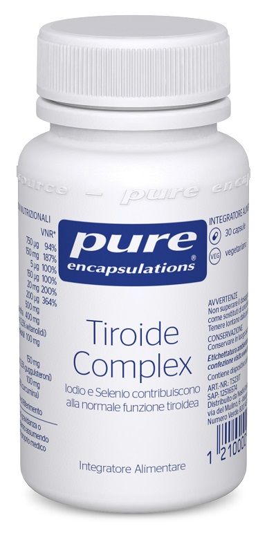 Pure encapsulations tiroide complex 30 capsule — confronto prezzi
