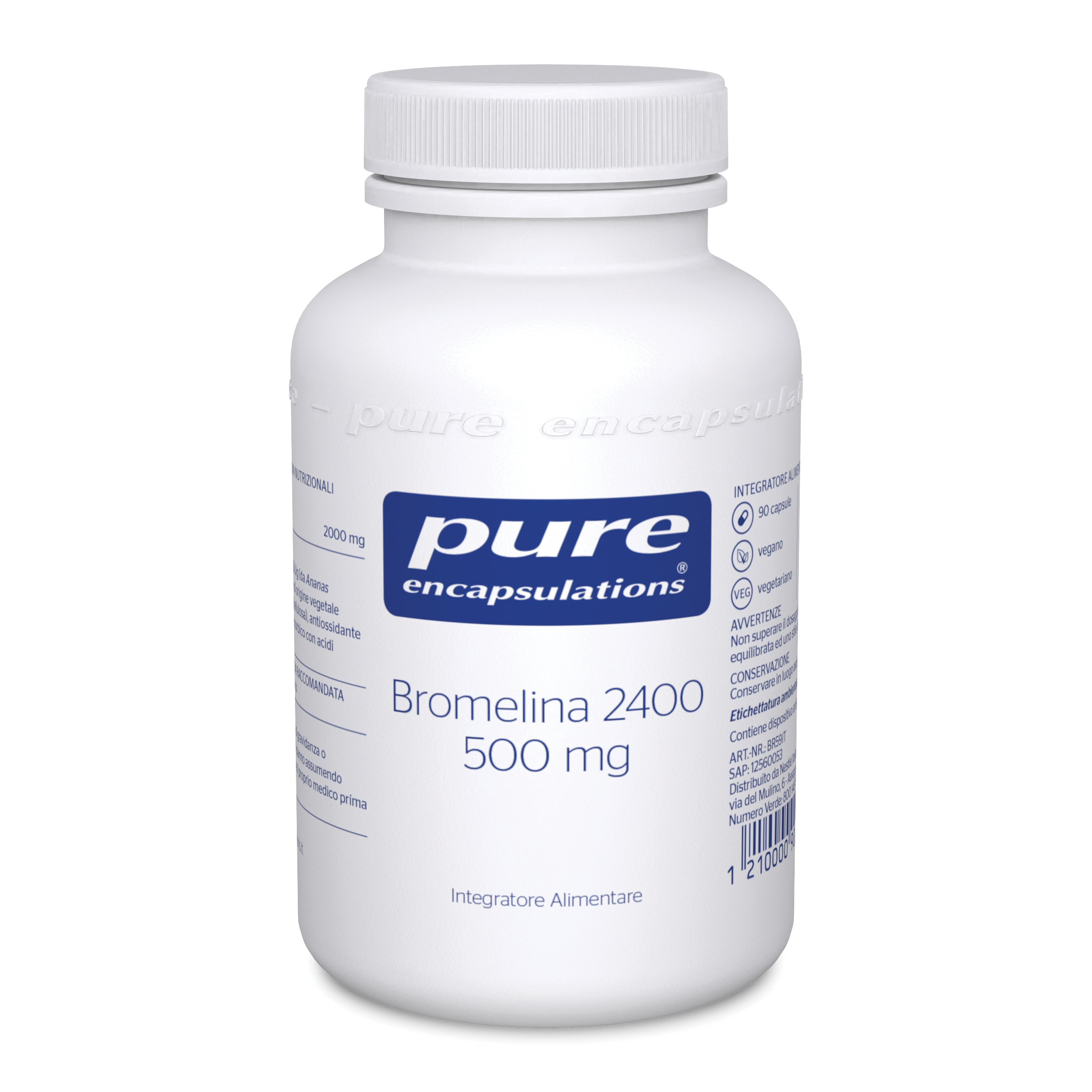 Pure encapsulations bromelina 90 capsule