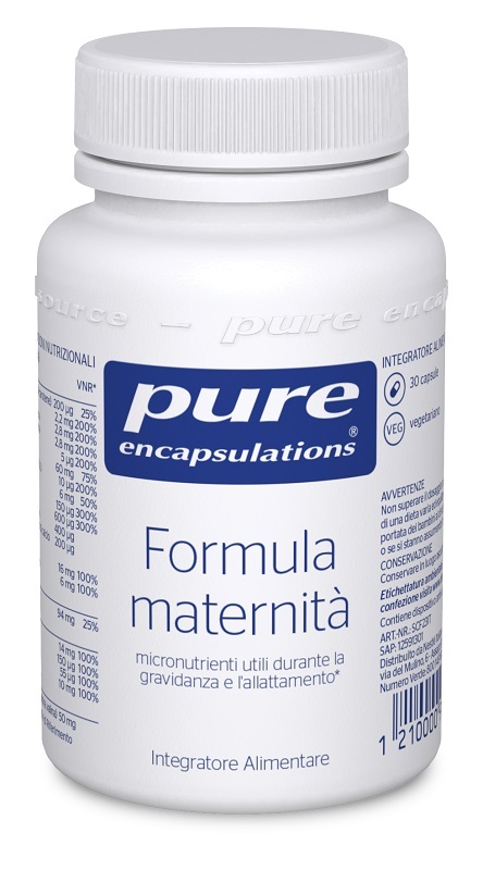 Pure encapsulations formula maternita' 30 capsule — confronto prezzi