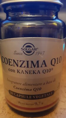 Solgar Coenzima Q10 Integratore Antiossidante 30 Capsule