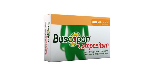 Buscopan Compositum Crampi Addominali 20 Compresse Dolori Forti e Mal di Pancia