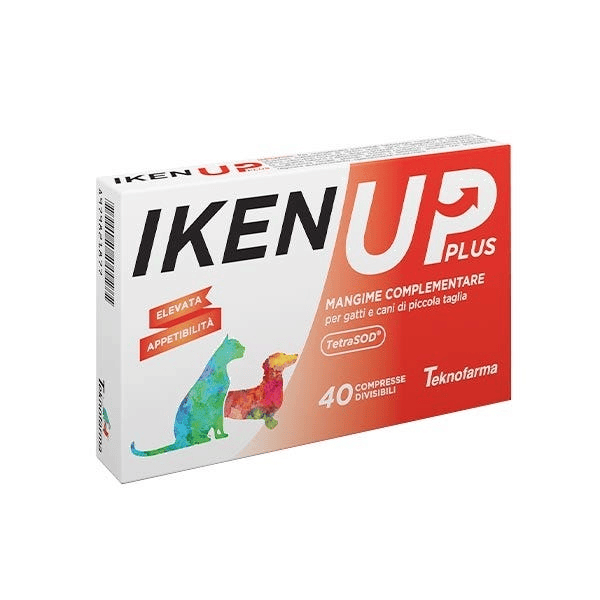Teknofarma Iken Up Integratore Energetico Cani E Gatti Taglia Piccola 40 Compresse