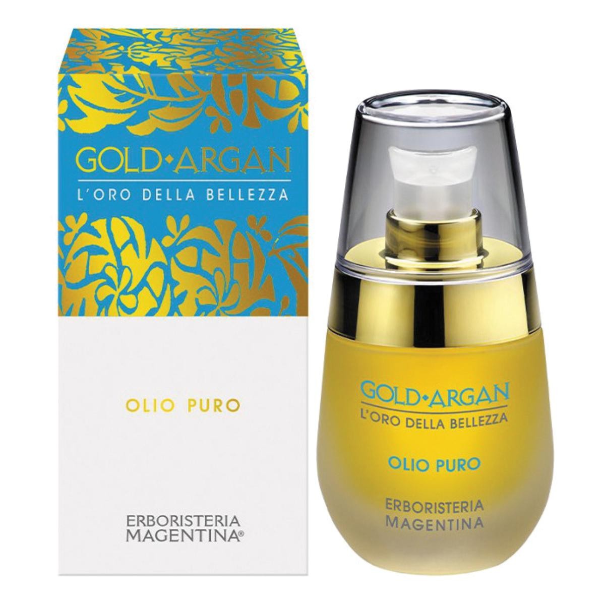 Erboristeria Magentina Gold Argan Olio Puro - Olio illuminante per il viso e il corpo, 30 ml — confronto prezzi