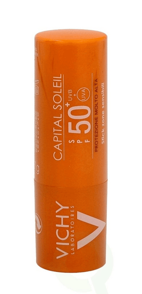 Vichy Capital Soleil Stick Solare Zone Sensibili SPF 50+ Protezione Viso 9 g