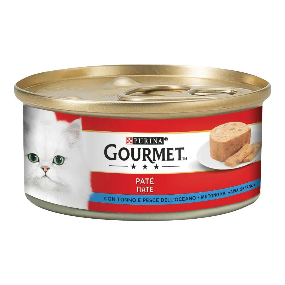 NESTLE' PURINA GOURMET GATTO PATE' TONNO PESCE DELL'OCEANO 195GR (lattina) — confronto prezzi