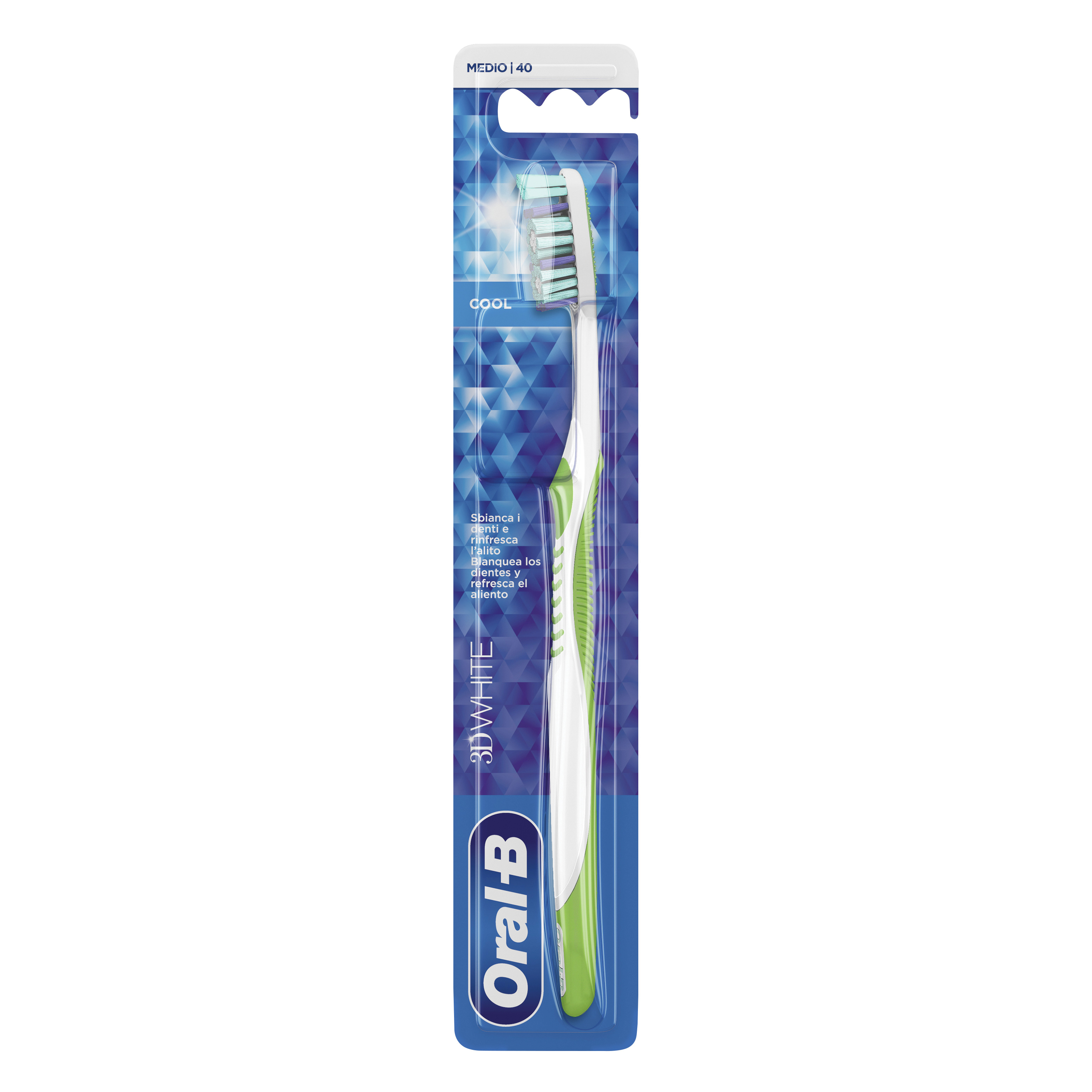 Oral-b spazzolino advantage white&cool 40 medio