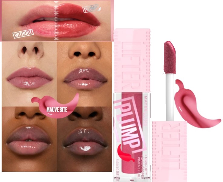 MAYBELLINE -LIFT GLOSS PLUMP Mauve Bite