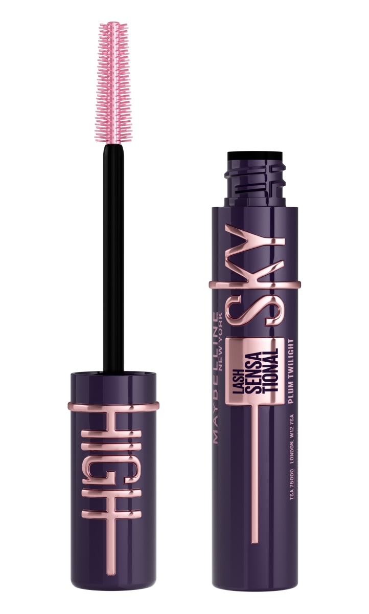 MAYBELLINE NEW YORK - MASCARA ALLUNGANTE VOLUMIZZANTE , Lash Sensational - Plum Twilight