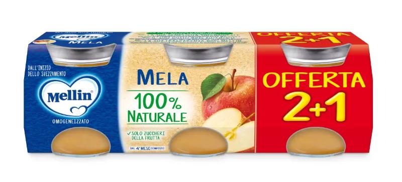Mellin Omogenizzato Mela 3x100 g Pappa