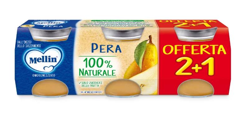Mellin Omogeneizzato Di Frutta Pera 3x100 g