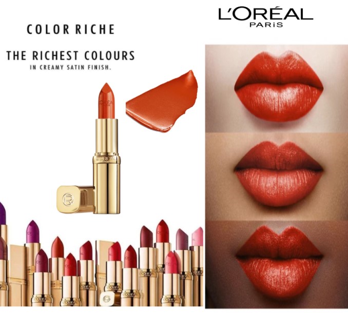 L'OREAL PARIS - ROSSETTO RICHE , 163 Orange Magique