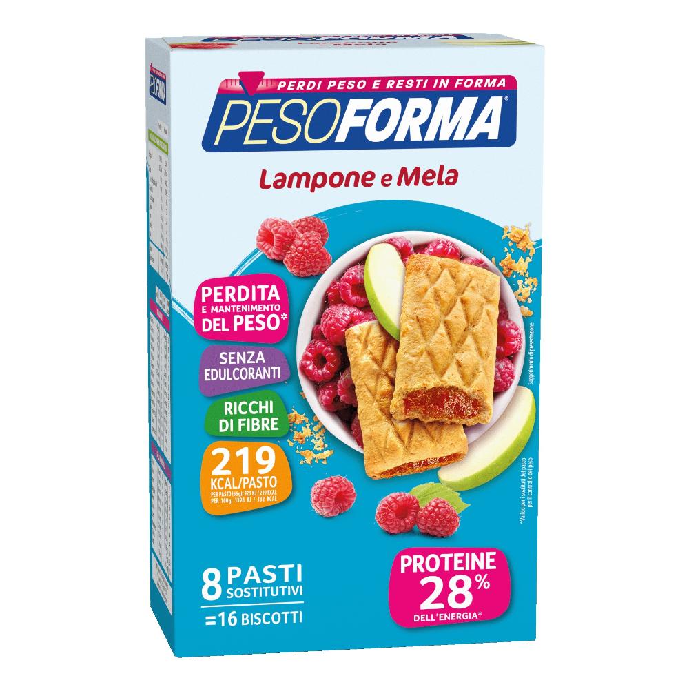 Pesoforma Biscotti Lampone E Mela 16pz