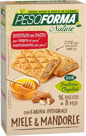 Pesoforma Biscotto Integr Miele Mandorle 16 Pezzi 33 G 16x33 g