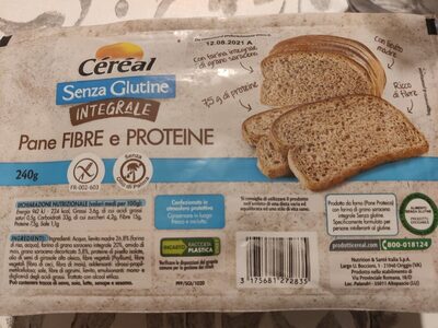 Cereal Pane Fibre Proteine 240 g Altro