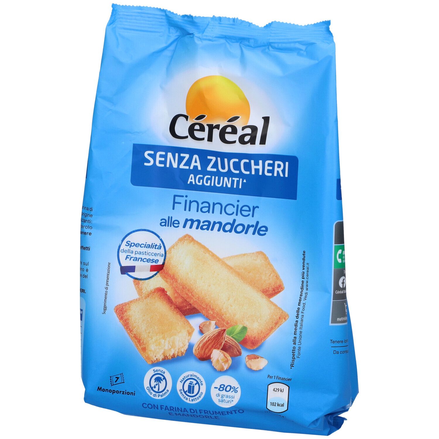 Céréal Financier Alle Mandorle 175 g Biscotti