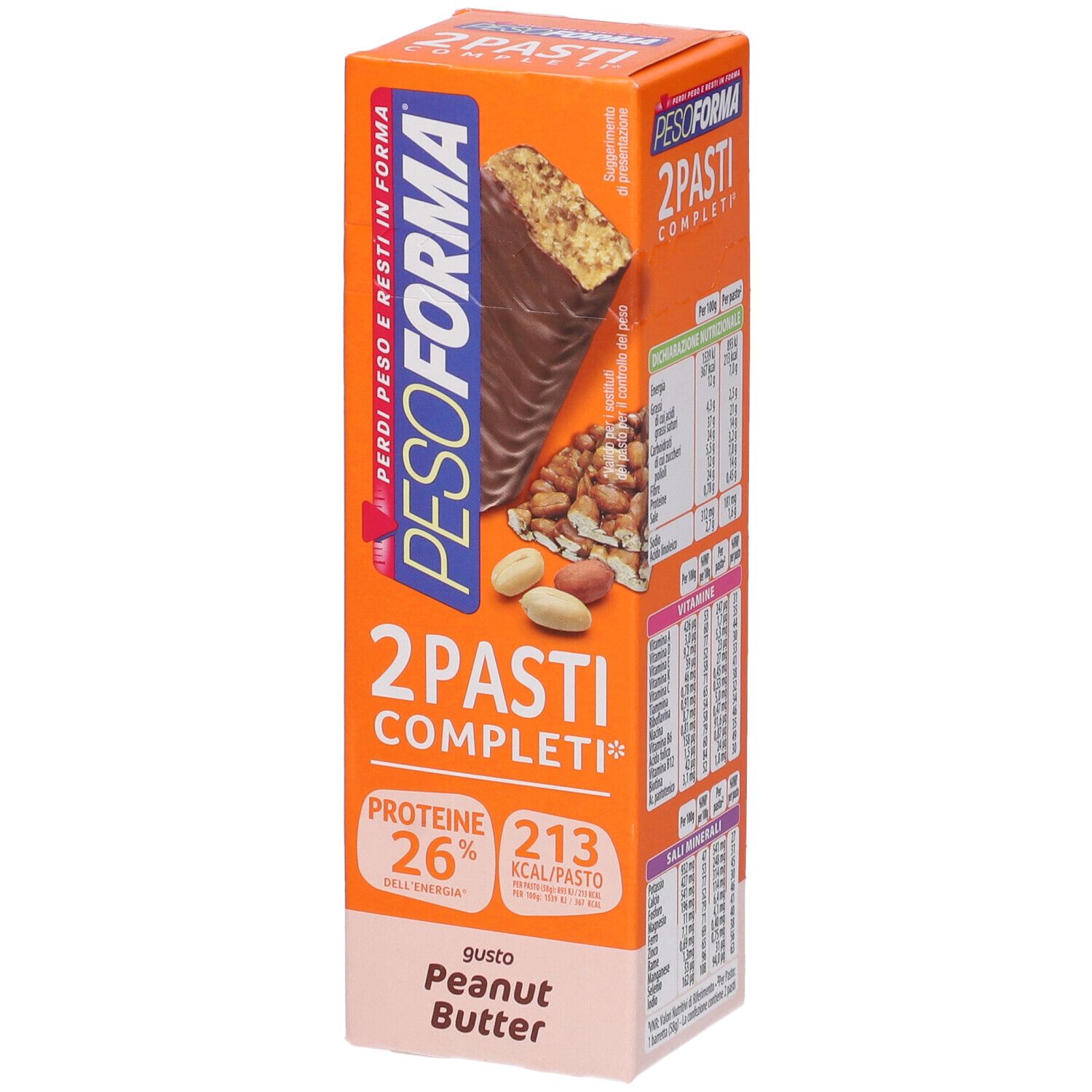 Pesoforma Barrette Peanut Butter 116 g Barretta — confronto prezzi