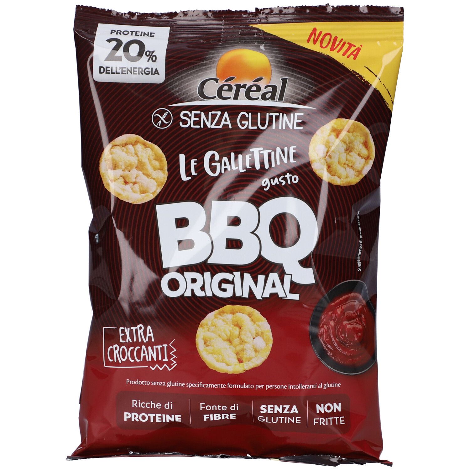 Cereal Gallettine BBQ 60 g Snack