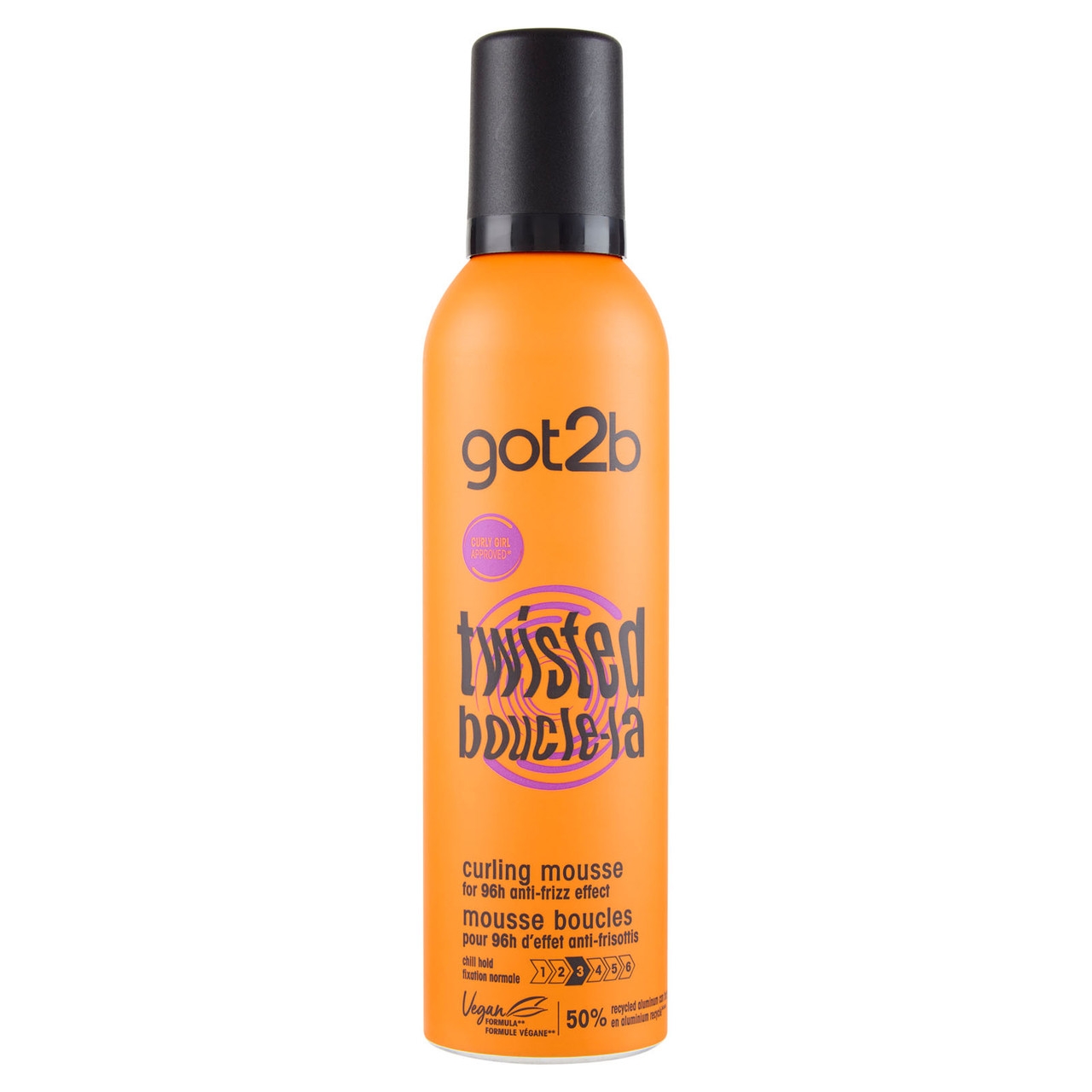 Got2b Twisted Mousse Per Ricci Con Definizione Anti Crespo E Protezione Calore 250ml