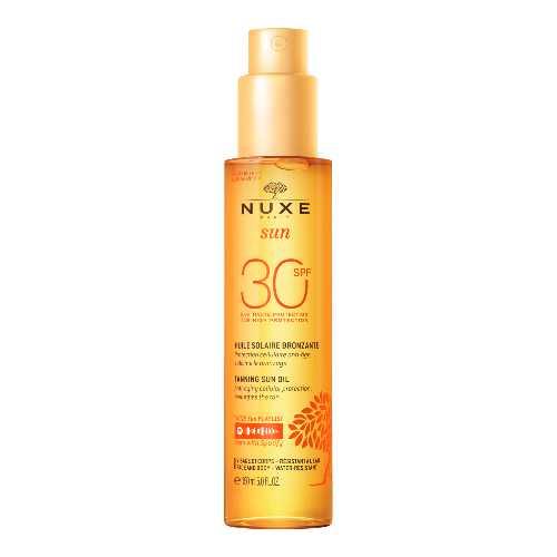 Nuxe Sun Olio Solare Viso e Corpo Spf30 Per Abbronzatura Sublime 150 ml