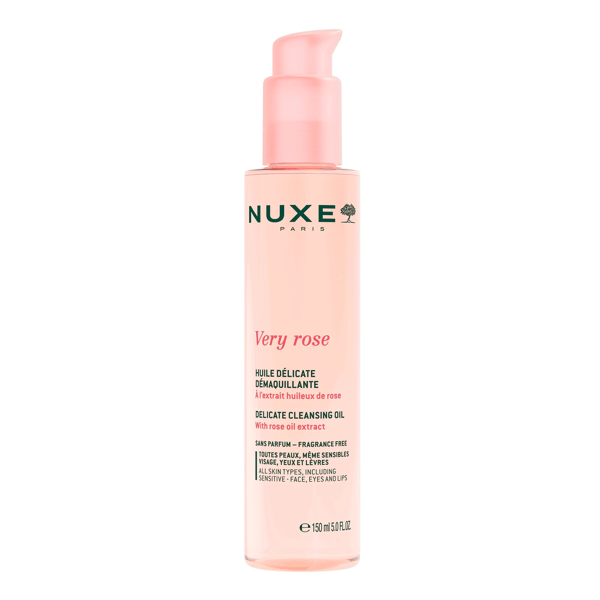 Nuxe Very Rose Olio Struccante e Detergente 150 ml