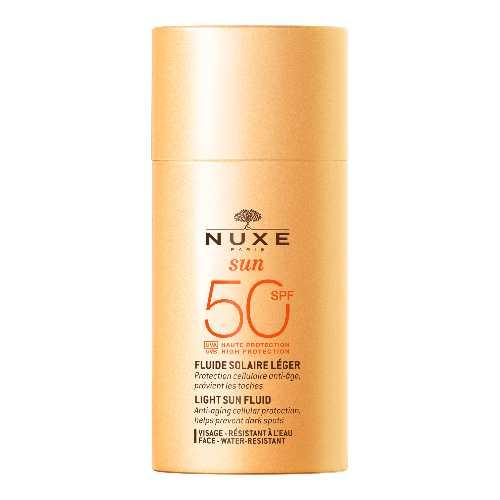 Nuxe Sun Fluido Solare Leggero Protezione Alta SPF50 Anti-Età 50 ml