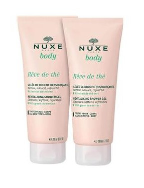 Nuxe Body Reve De The Gel Doccia Rigenerante con Estratto di Tè Verde 2x200ml - Nuxe — confronto prezzi