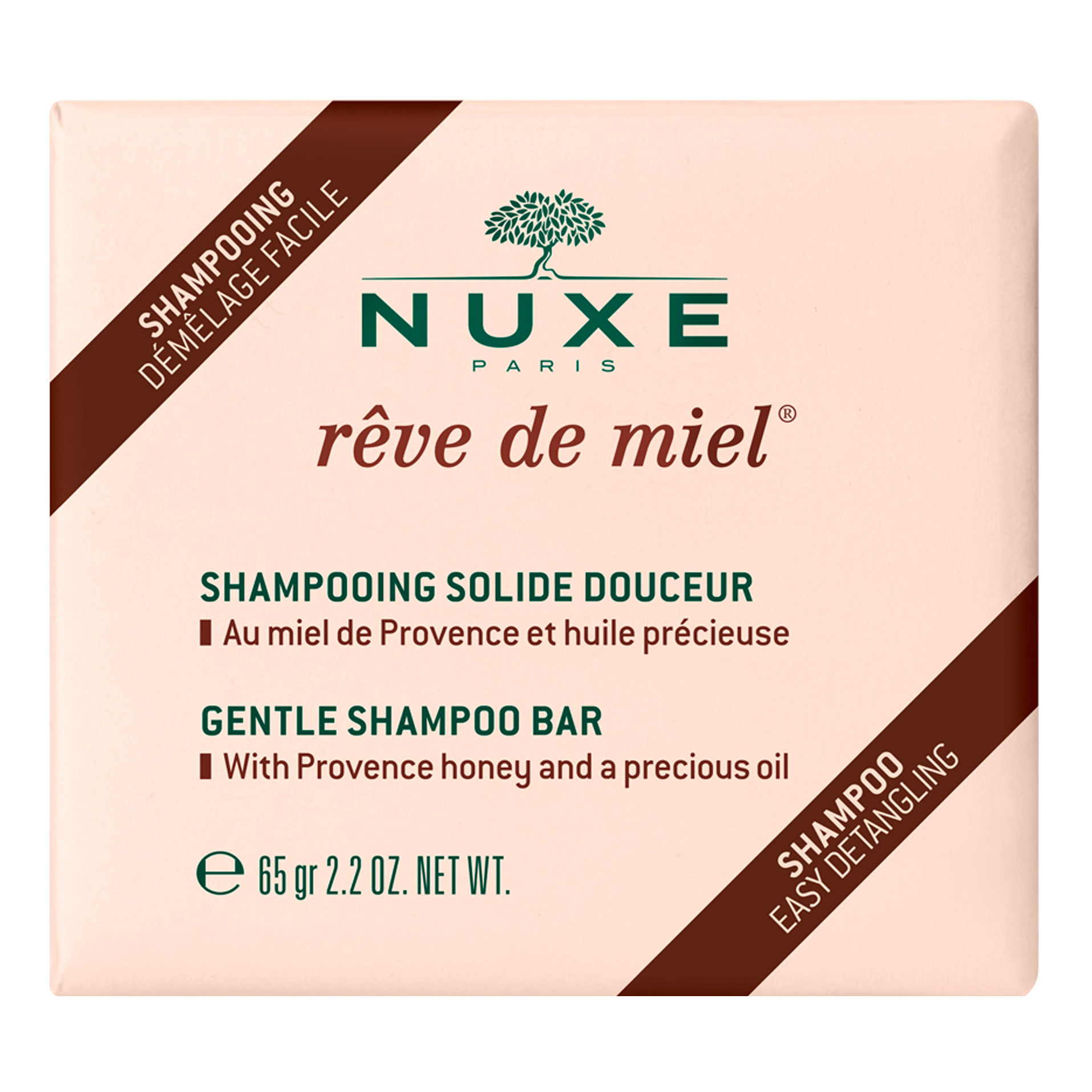 Nuxe reve de miel shampoo solido 65 g
