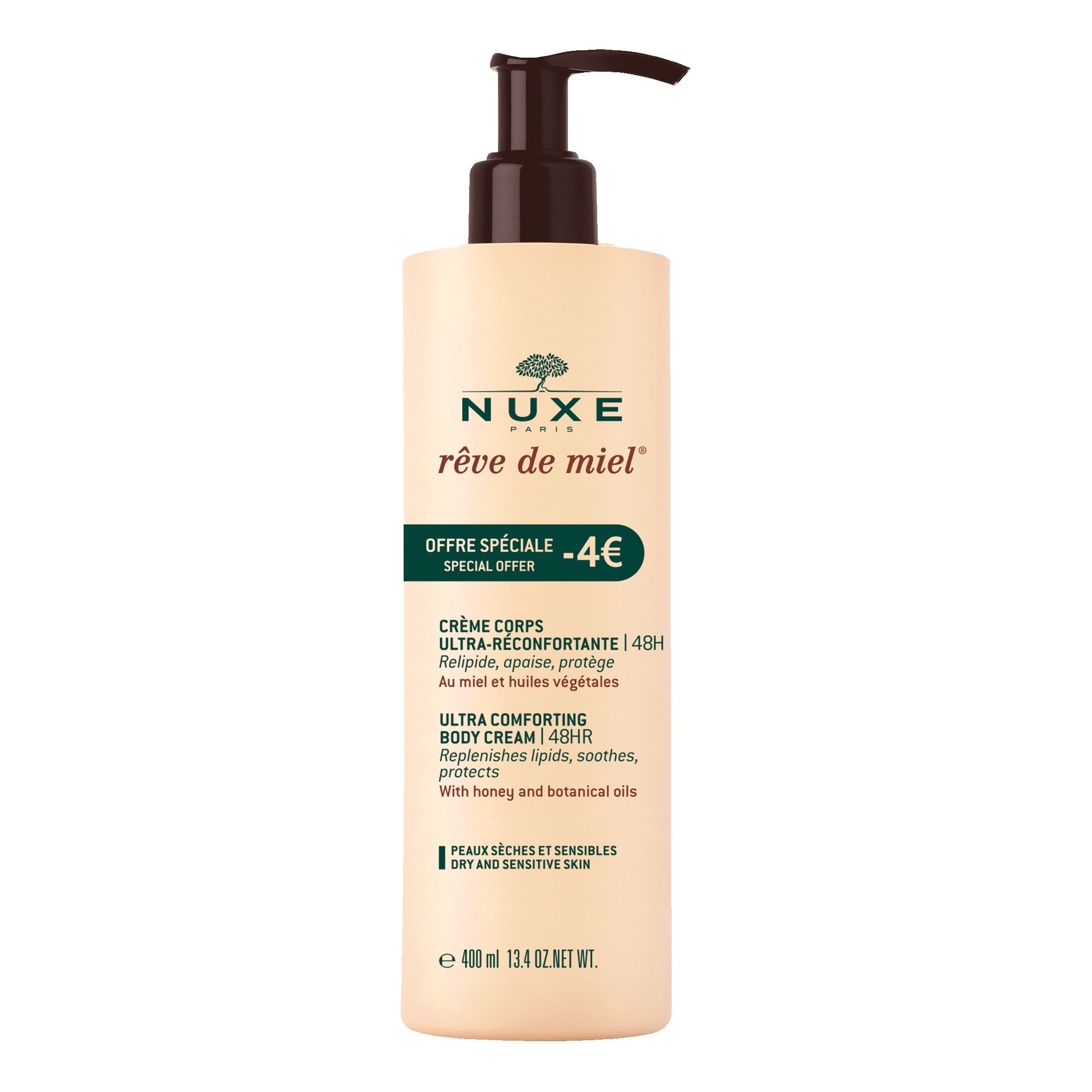 Nuxe reve de miel creme corps 400 ml promozione — confronto prezzi