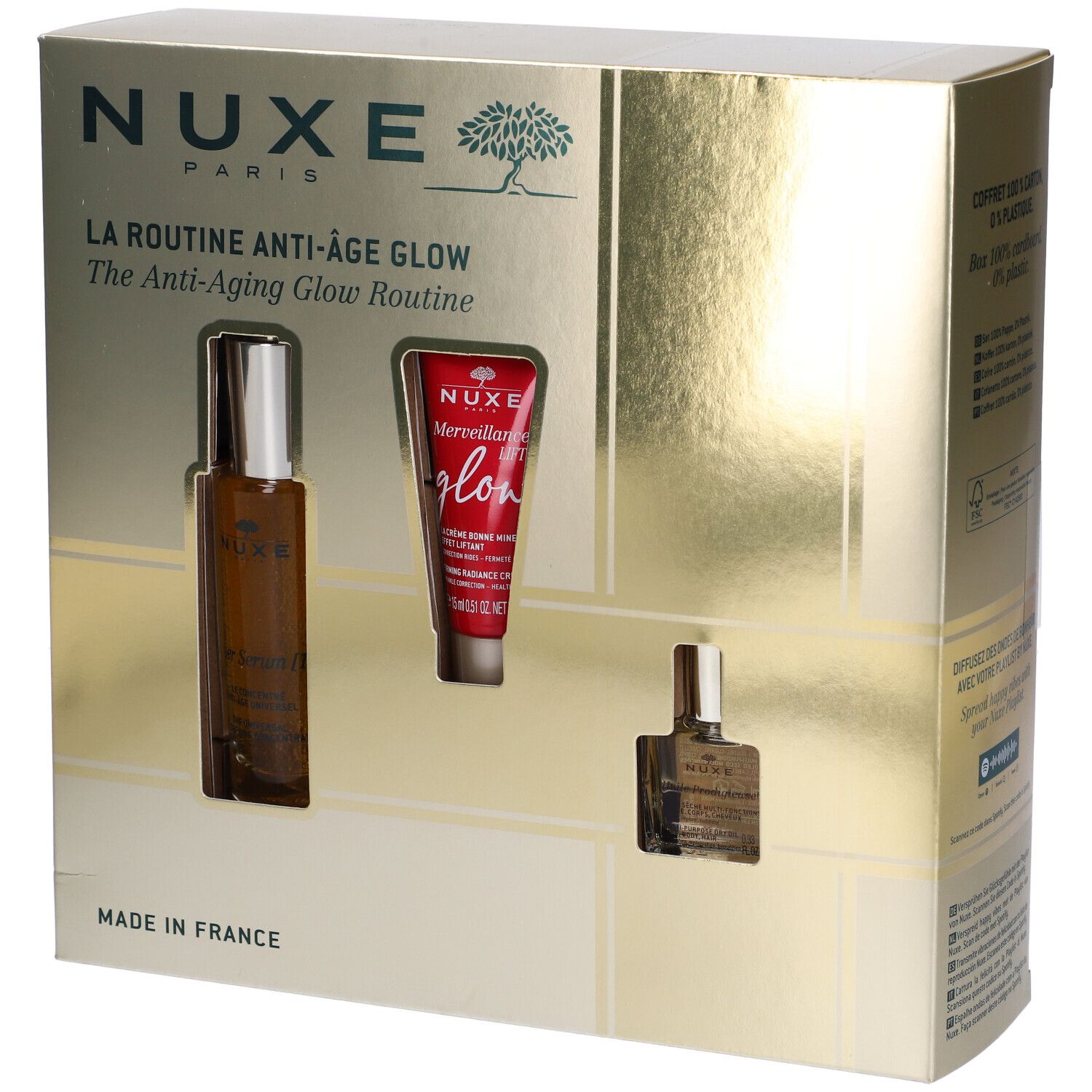 Nuxe - Cofanetto Super Serum Glow Routine Antiage Confezione 3 Pezzi