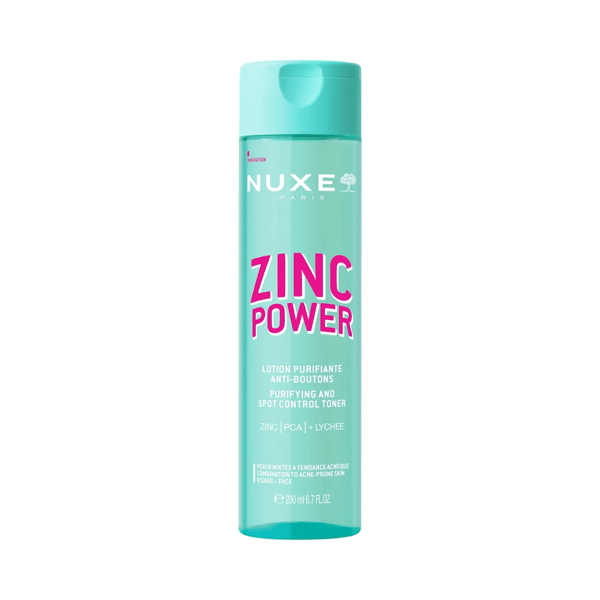 Nuxe Zinc Power Lozione Purificante 200 ml Per Pori Dilatati e Lucidità