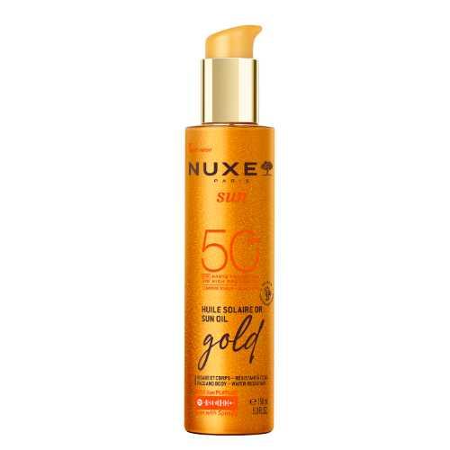Nuxe Sun Olio Solare Protettivo Dorato Spf 50 150 ml