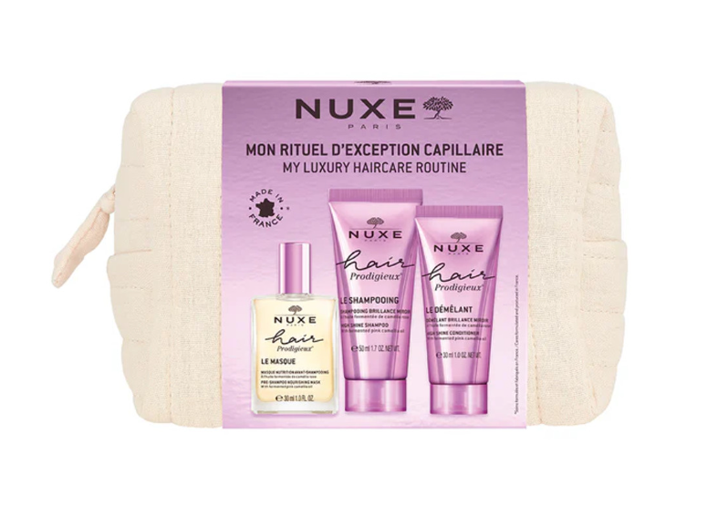 Nuxe Trousse Hair Prod Maschera Pre Shampoo + 1 Balsamo 30+50+30 ml Set — confronto prezzi