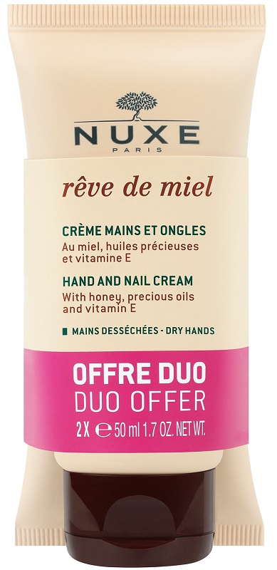 Nuxe Rêve De Miel Crema Mani E Unghie Idratante E Anti-secchezza 2 X 50ml
