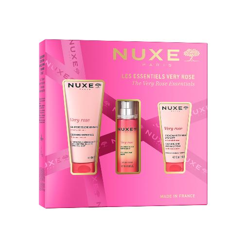 Nuxe Cofanetto Very Rose Gel Doccia 100 ml + Acqua Profumata 15 ml + Crema Mani 30 ml