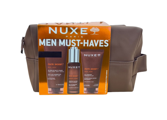 nuxe men vanity set siero + crema gel + doccia farmacia mascia — confronto prezzi