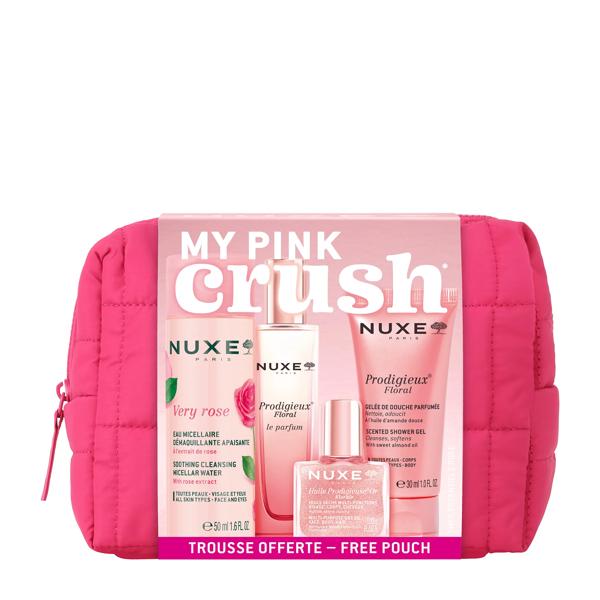 Nuxe My Pink Crush - Very Rose acqua micellare 50ml + Profigieux Flora olio doccia 30ml + Huile Prodigieuse Florale or 10ml + Prodigieux Floral profumo 15ml — confronto prezzi