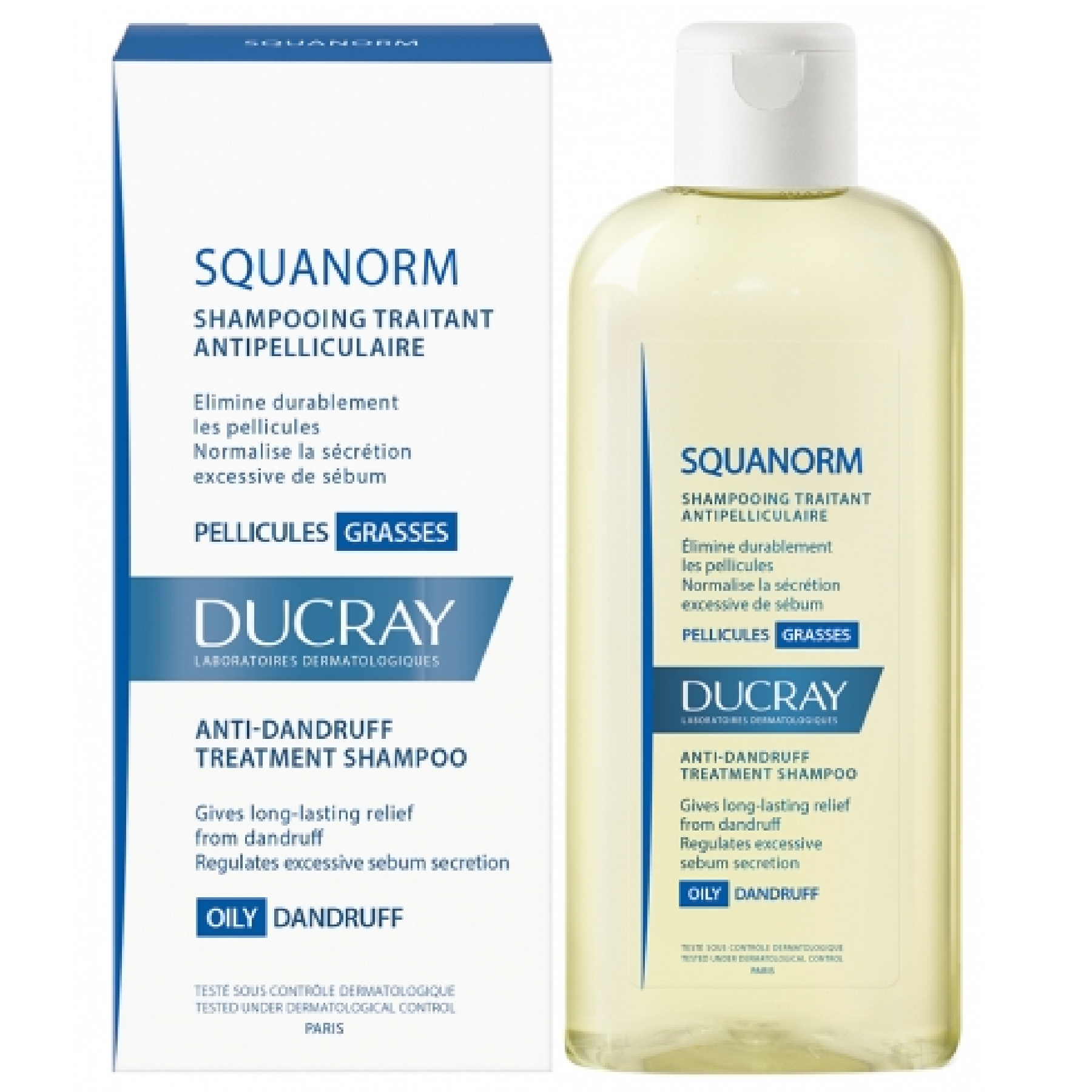 Ducray Squanorm Shampoo Forfora Grassa 200 Ml