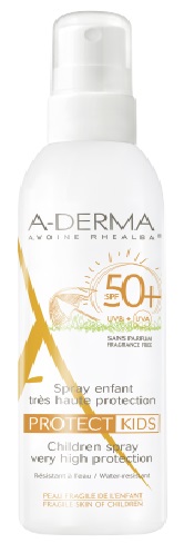 A-Derma Protect Kids Spray Solare Protezione Solare SPF 50+