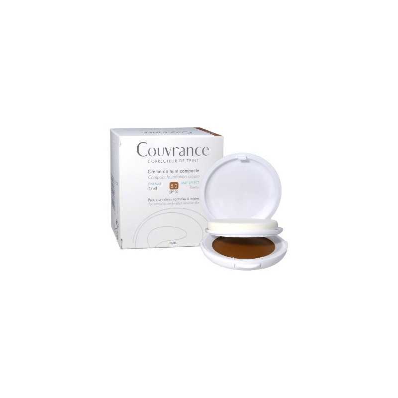 Avène Couvrance Crema Compatta Colorata Oil Free 05 Color Sole 9.5 g