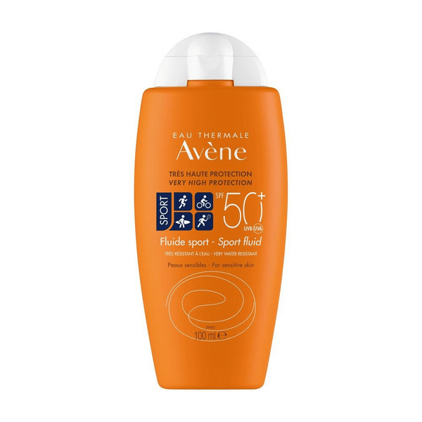 Eau Thermale Avene Solare Fluido Sport SPF 50+ Protezione Antiossidante 100 ml