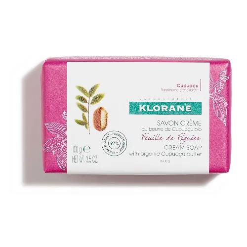 Klorane Crema Sapone Foglie di Fico con Burro di Cupuaçu BIO 100 g