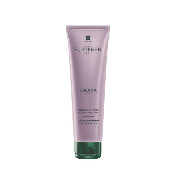 René Furterer Okara Silver Balsamo Trattamento Luminosità Toni Freddi Neutralizza i Riflessi Gialli e Ramati Per Capelli Grigi e Bianchi 200 ml