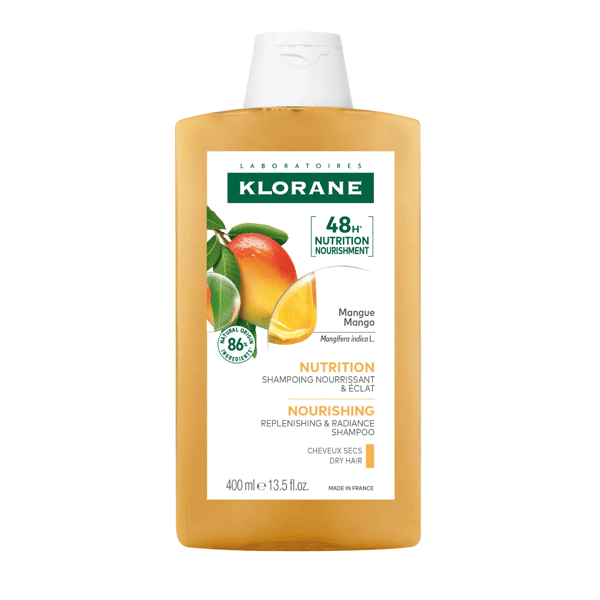 Klorane Burro Di Mango Shampoo Nutritivo Capelli Secchi 400 ml