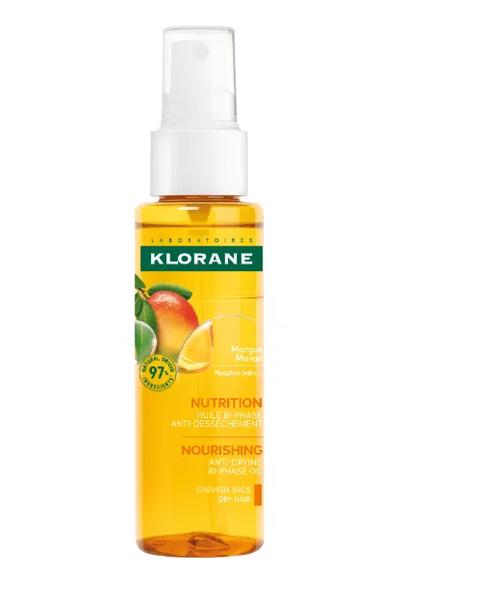 Klorane Olio Bifasico Al Mango Nutriente Capelli Secchi 100ml — confronto prezzi