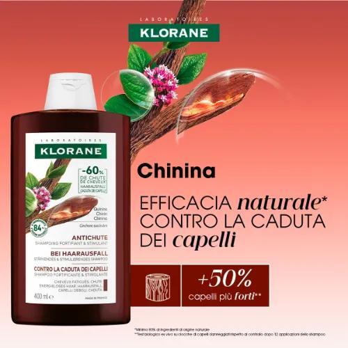 Klorane Chinina Stella Alpina Shampoo Fortificante Anticaduta 400 ml